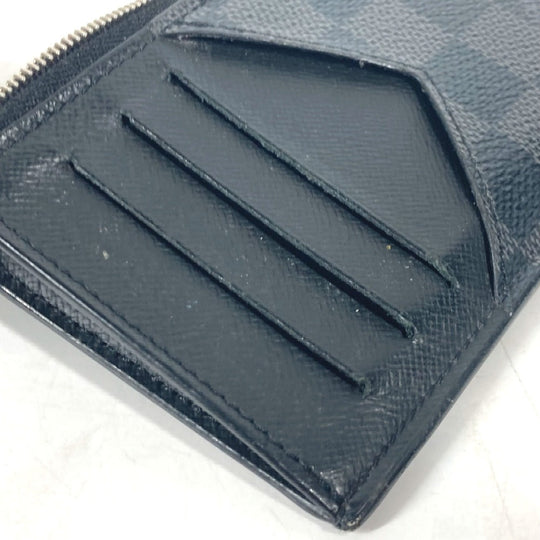 LOUIS VUITTON Coin case N64038 Damier Grafitto Canvas black Damier Grafitte Coin card holder