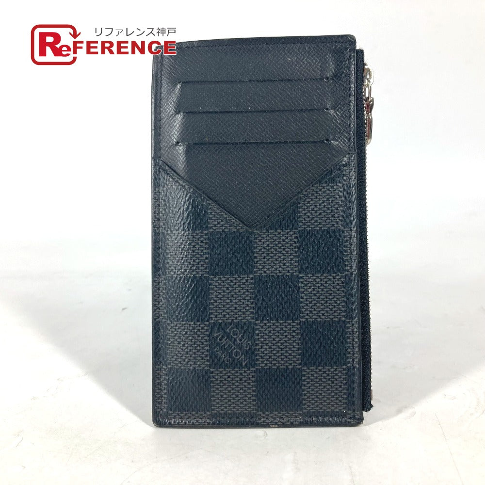 LOUIS VUITTON Coin case N64038 Damier Grafitto Canvas black Damier Grafitte Coin card holder