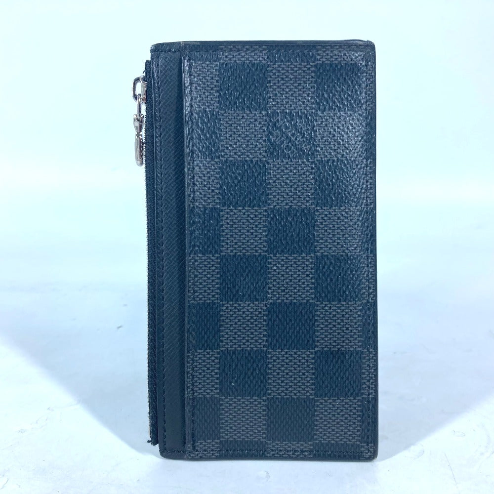LOUIS VUITTON Coin case N64038 Damier Grafitto Canvas black Damier Grafitte Coin card holder