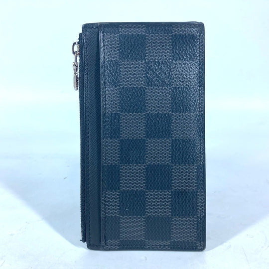LOUIS VUITTON Coin case N64038 Damier Grafitto Canvas black Damier Grafitte Coin card holder