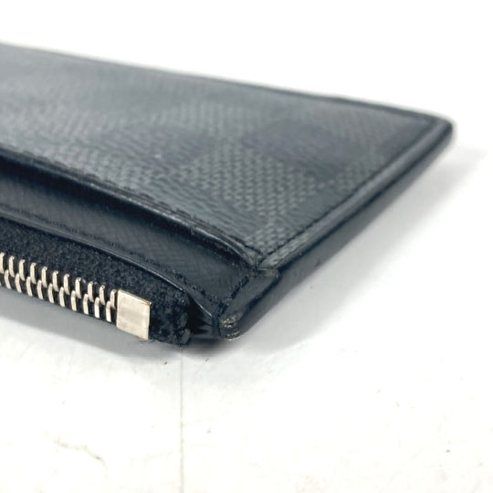 LOUIS VUITTON Coin case N64038 Damier Grafitto Canvas black Damier Grafitte Coin card holder