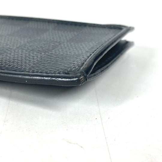LOUIS VUITTON Coin case N64038 Damier Grafitto Canvas black Damier Grafitte Coin card holder