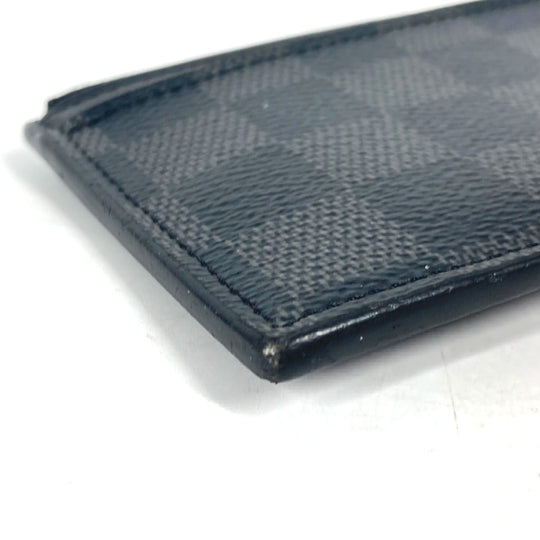 LOUIS VUITTON Coin case N64038 Damier Grafitto Canvas black Damier Grafitte Coin card holder
