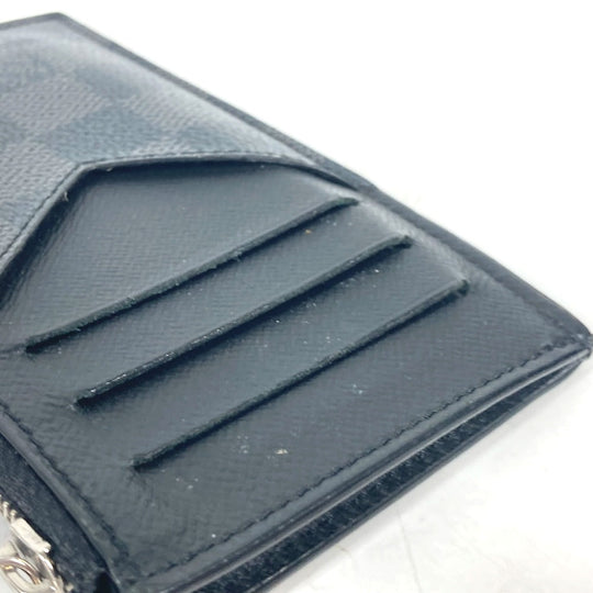LOUIS VUITTON Coin case N64038 Damier Grafitto Canvas black Damier Grafitte Coin card holder