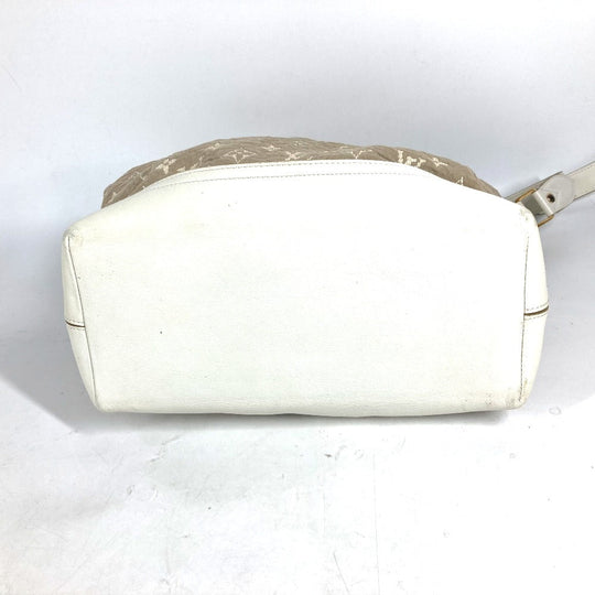 LOUIS VUITTON Shoulder Bag M93499 Cotton, Leather beige Monogram Sabia Buzzus PM