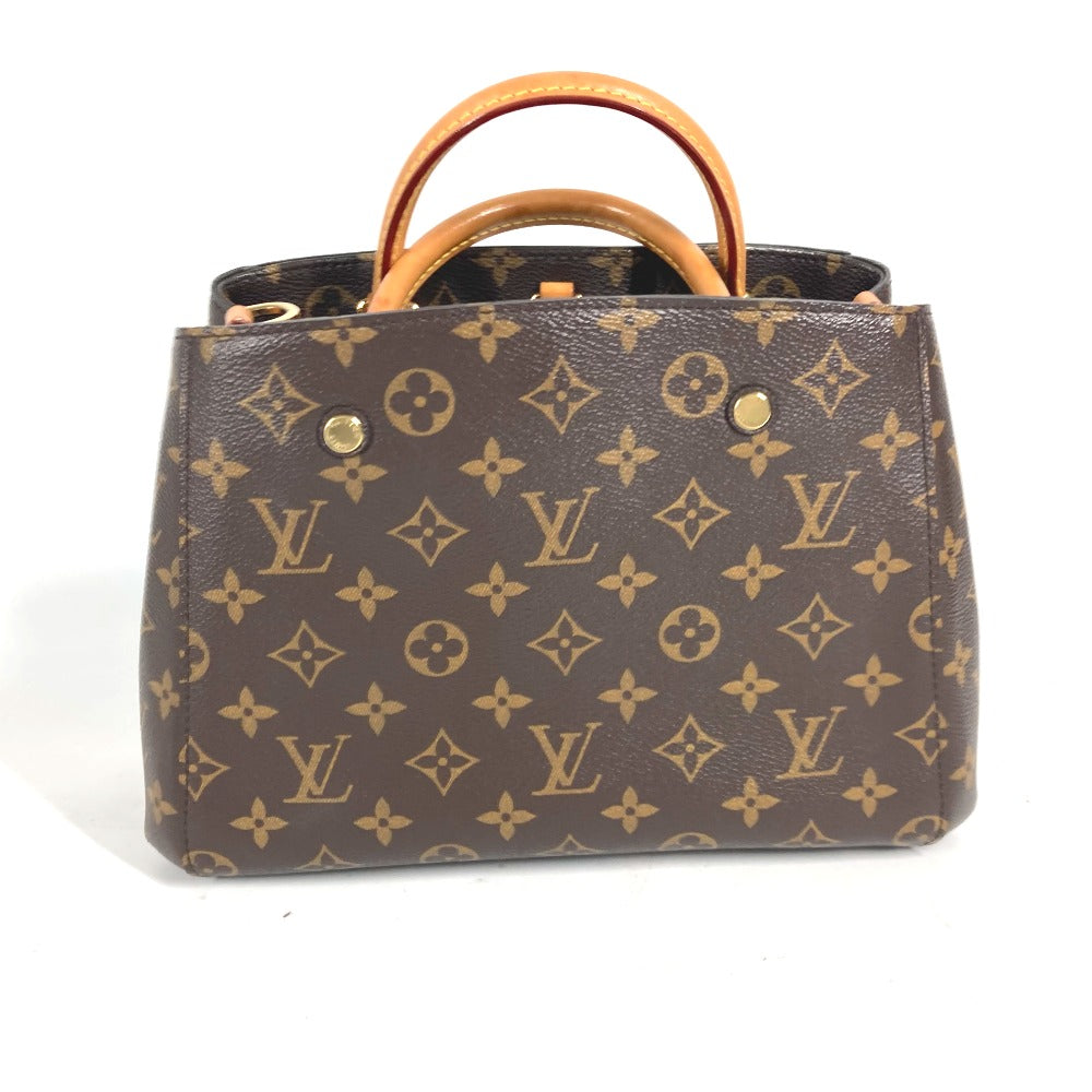 LOUIS VUITTON Handbag M41055 Monogram canvas Brown Monogram Montaigne BB