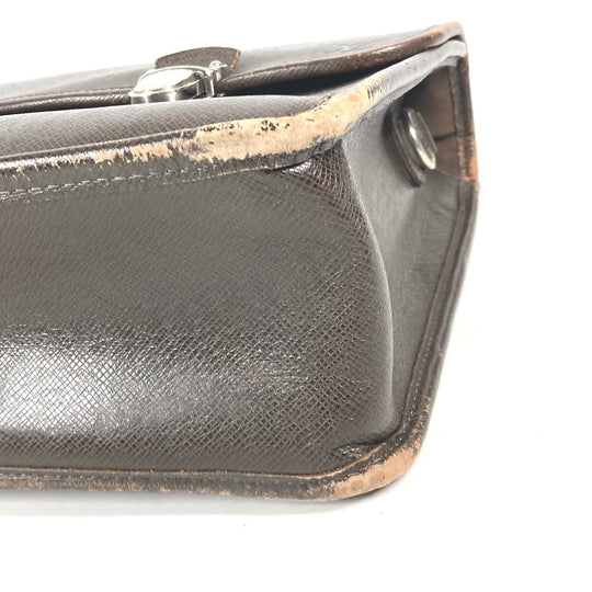 LOUIS VUITTON Business bag M32618 Taiga Leather Brown Taiga Anton