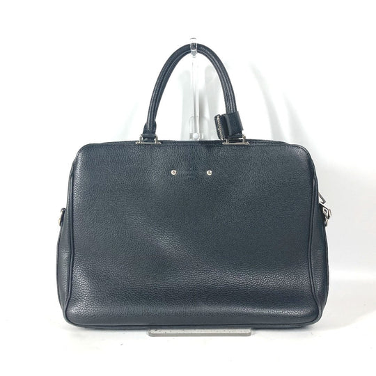 LOUIS VUITTON Business bag M53488 Taurillon Clemence Leather black Armando Briefcase PM mens Used Authentic
