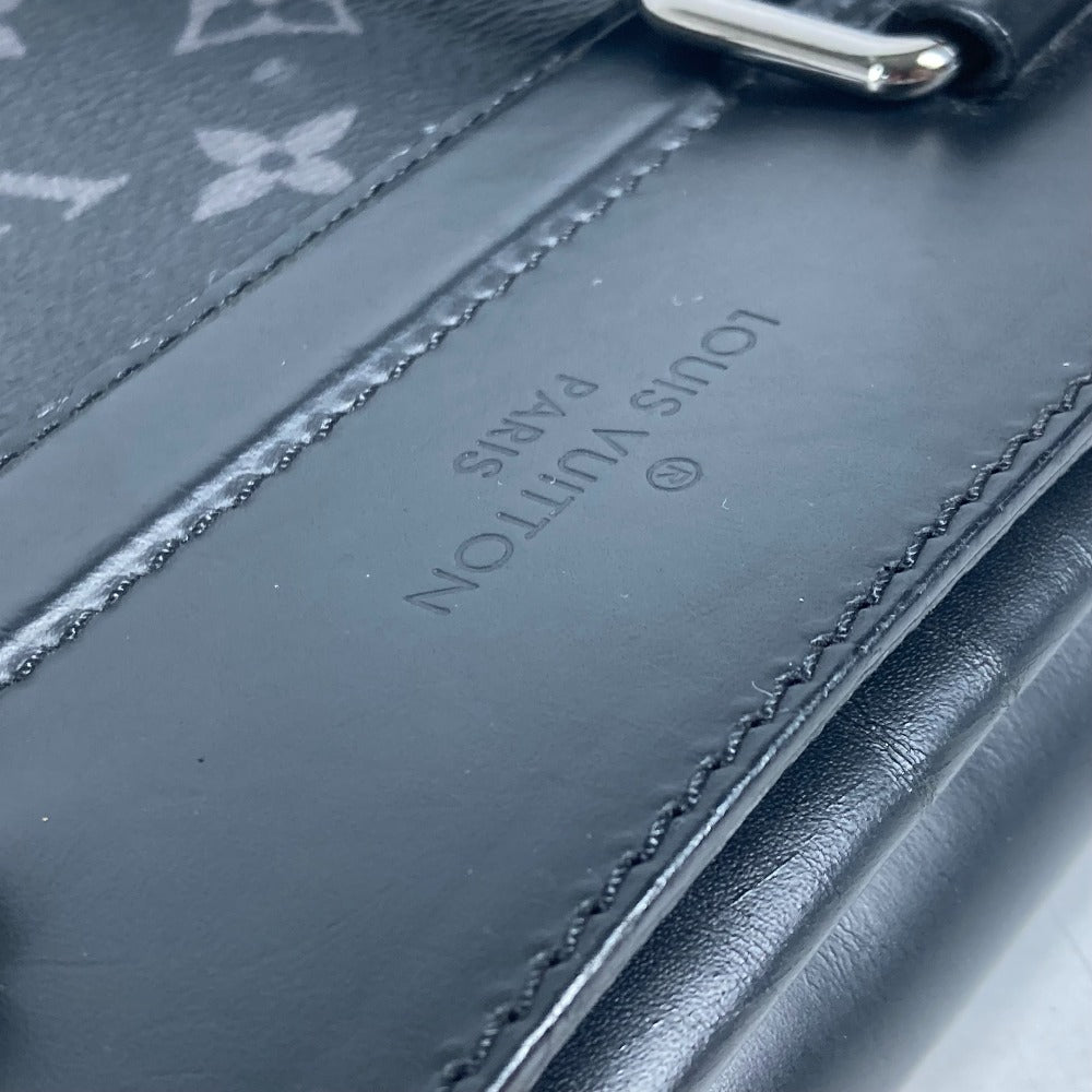 LOUIS VUITTON Business bag M44222 Monogram Eclipse Canvas black Monogram Eclipse Odise mens Used Authentic
