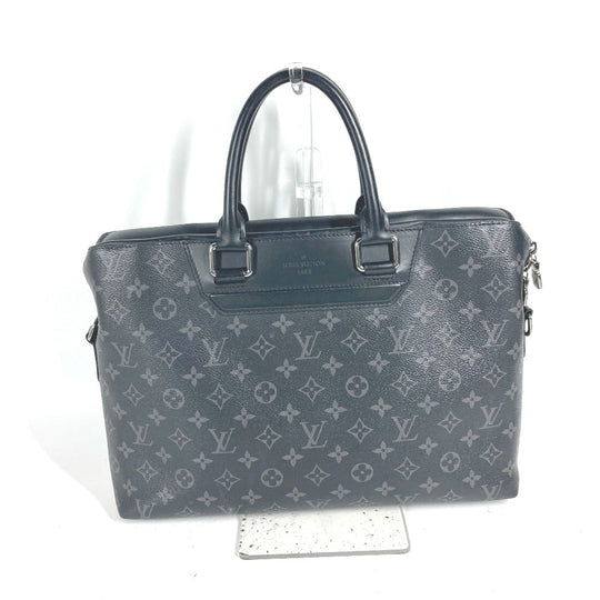 LOUIS VUITTON Business bag M44222 Monogram Eclipse Canvas black Monogram Eclipse Odise mens Used Authentic