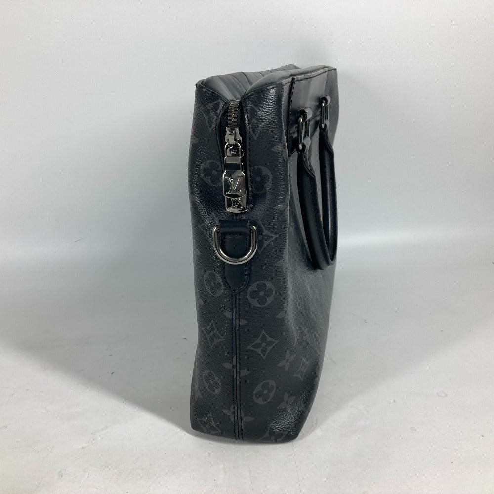 LOUIS VUITTON Business bag M44222 Monogram Eclipse Canvas black Monogram Eclipse Odise mens Used Authentic