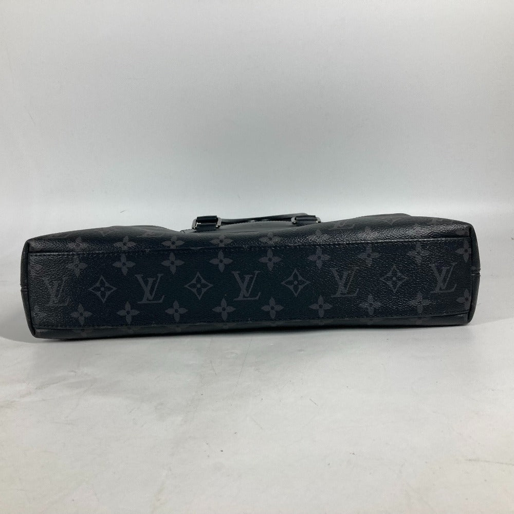 LOUIS VUITTON Business bag M44222 Monogram Eclipse Canvas black Monogram Eclipse Odise mens Used Authentic