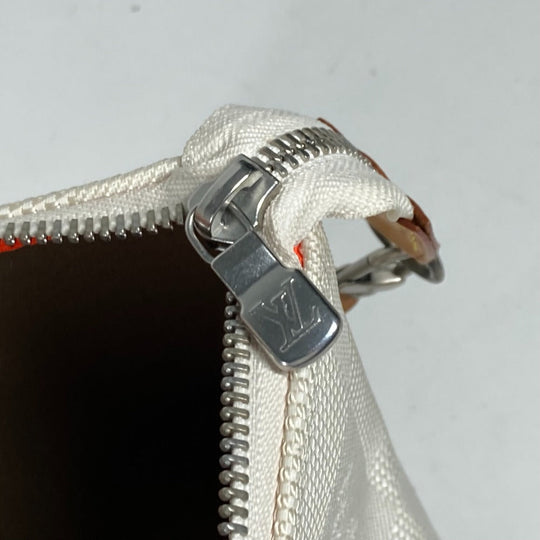 LOUIS VUITTON Shoulder Bag M80634 Damier Jean Canvas white Damier Jean Volunteer Drawstring Bag unisex(Unisex) Used Authentic