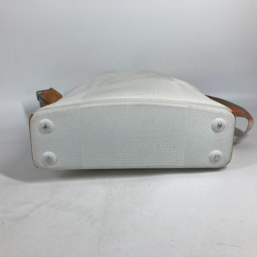 LOUIS VUITTON Shoulder Bag M80634 Damier Jean Canvas white Damier Jean Volunteer Drawstring Bag unisex(Unisex) Used Authentic