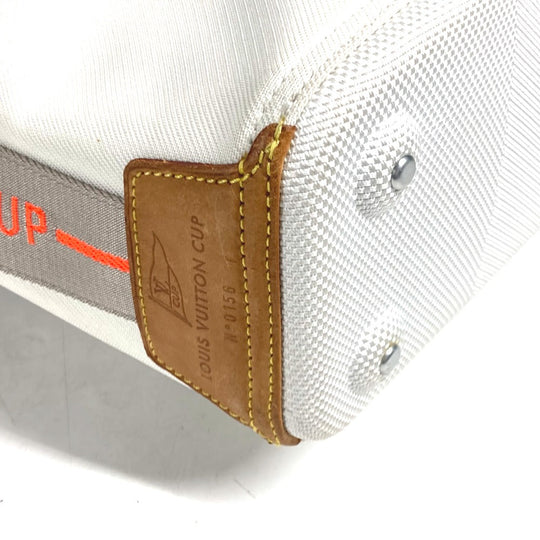 LOUIS VUITTON Shoulder Bag M80634 Damier Jean Canvas white Damier Jean Volunteer Drawstring Bag unisex(Unisex) Used Authentic