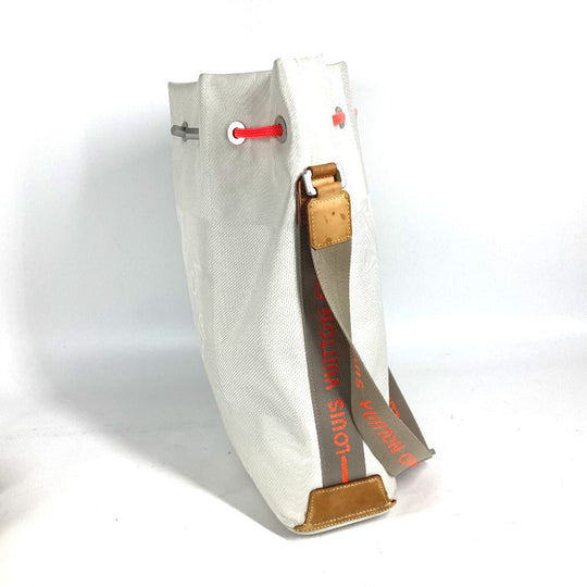 LOUIS VUITTON Shoulder Bag M80634 Damier Jean Canvas white Damier Jean Volunteer Drawstring Bag unisex(Unisex) Used Authentic