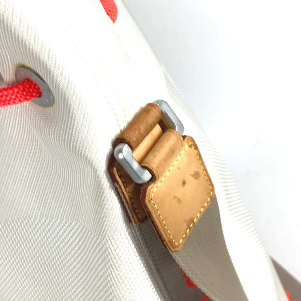 LOUIS VUITTON Shoulder Bag M80634 Damier Jean Canvas white Damier Jean Volunteer Drawstring Bag unisex(Unisex) Used Authentic
