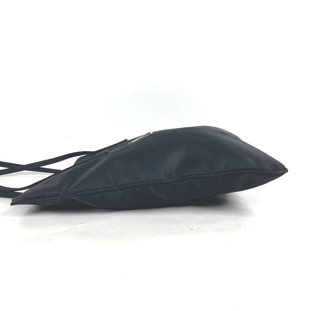 FENDI Shoulder Bag Nylon black vintage FF logo Women Used Authentic