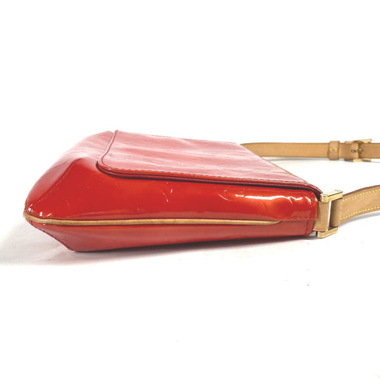LOUIS VUITTON Shoulder Bag M91094 Monogram Vernis Red Monogram Vernis Thompson Women Used Authentic