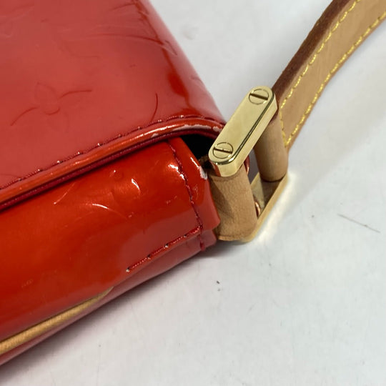 LOUIS VUITTON Shoulder Bag M91094 Monogram Vernis Red Monogram Vernis Thompson Women Used Authentic