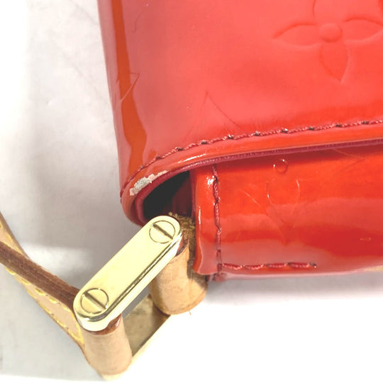 LOUIS VUITTON Shoulder Bag M91094 Monogram Vernis Red Monogram Vernis Thompson Women Used Authentic