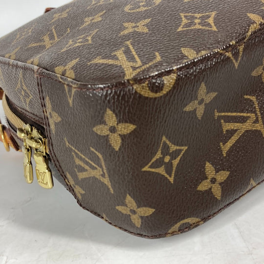 LOUIS VUITTON Handbag M47500 Monogram canvas Brown Monogram Spontini Women Used Authentic