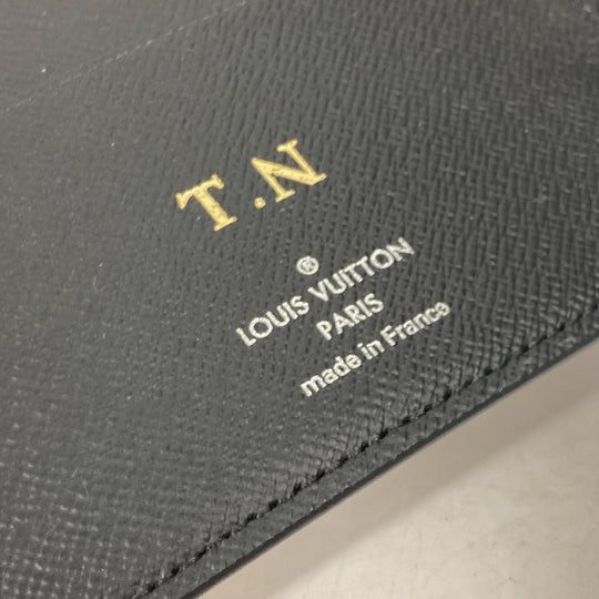 LOUIS VUITTON Notebook cover R20242 Damier Grafitto Canvas black Damier Grafitte Agenda MM