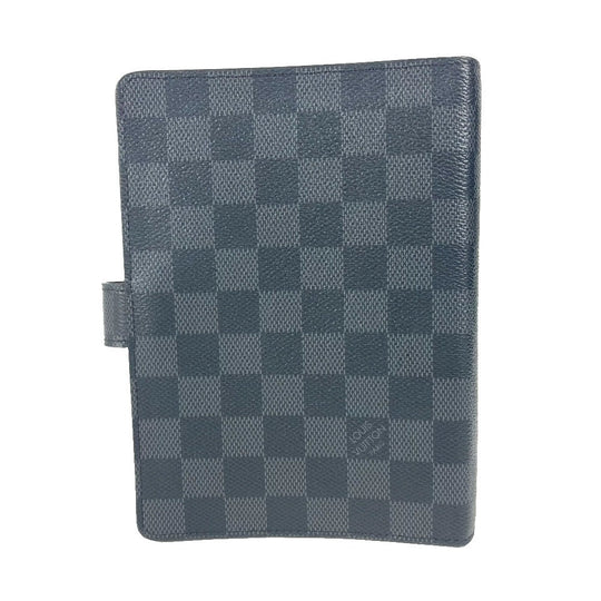 LOUIS VUITTON Notebook cover R20242 Damier Grafitto Canvas black Damier Grafitte Agenda MM