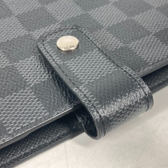 LOUIS VUITTON Notebook cover R20242 Damier Grafitto Canvas black Damier Grafitte Agenda MM