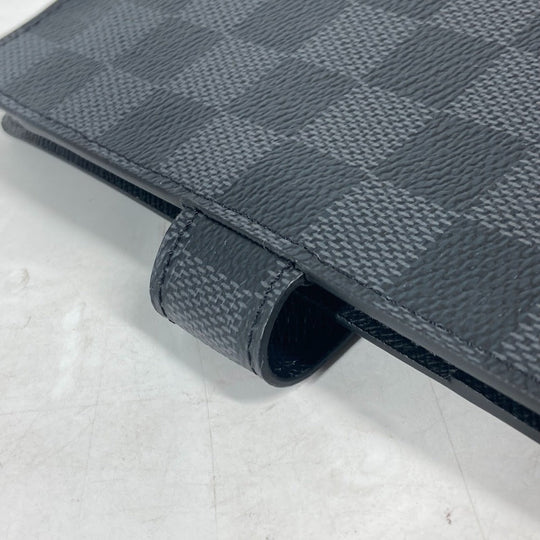LOUIS VUITTON Notebook cover R20242 Damier Grafitto Canvas black Damier Grafitte Agenda MM