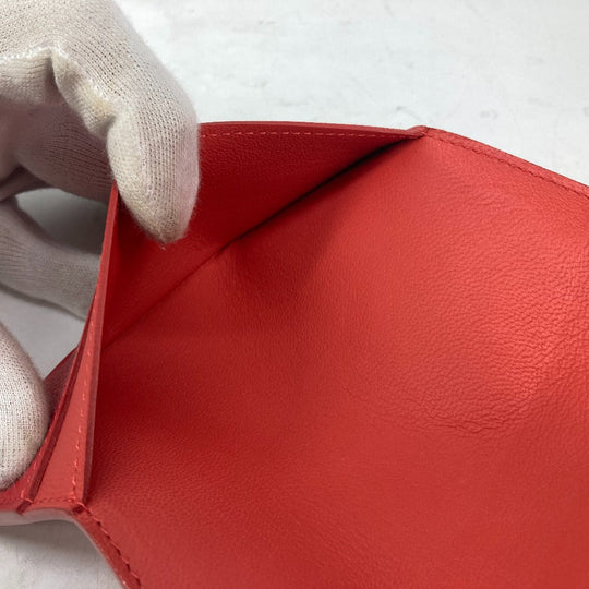 LOUIS VUITTON Notebook cover M58151 , Veau Cashmere Leather Red Couverture Carnet PM