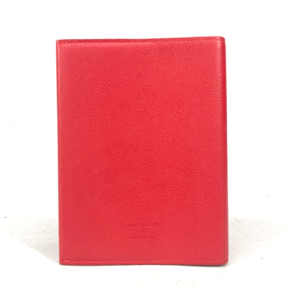 LOUIS VUITTON Notebook cover M58151 , Veau Cashmere Leather Red Couverture Carnet PM