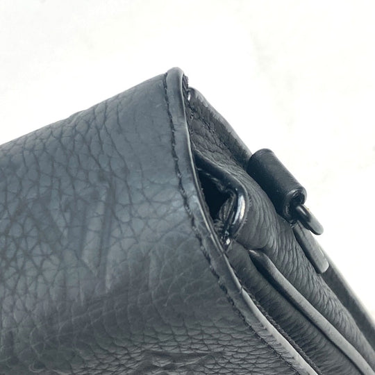 LOUIS VUITTON Handbag M20835 Taurillon Clemence Leather black Monogram Taurillon Clemence S-Lock Briefcase mens Used Authentic