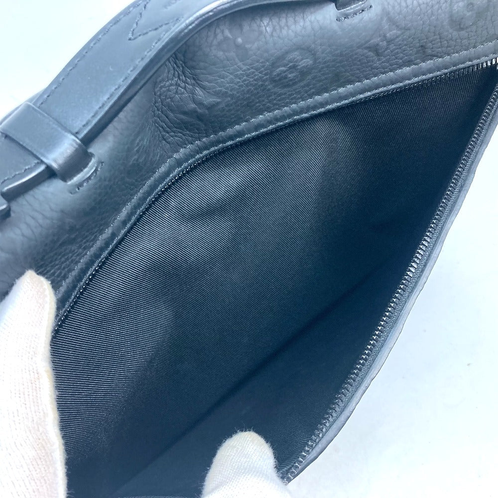 LOUIS VUITTON Handbag M20835 Taurillon Clemence Leather black Monogram Taurillon Clemence S-Lock Briefcase mens Used Authentic