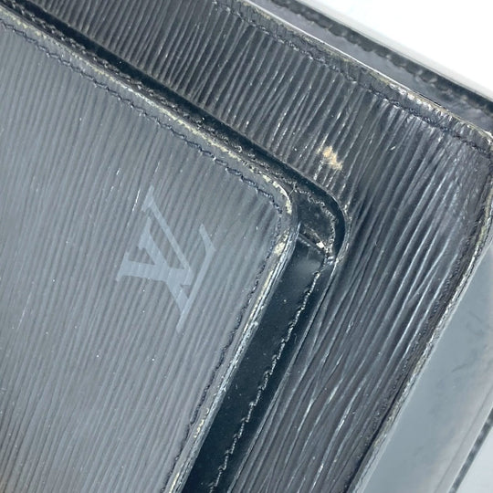 LOUIS VUITTON Handbag M52122 Epi Leather black Epi Monceau mens Used Authentic