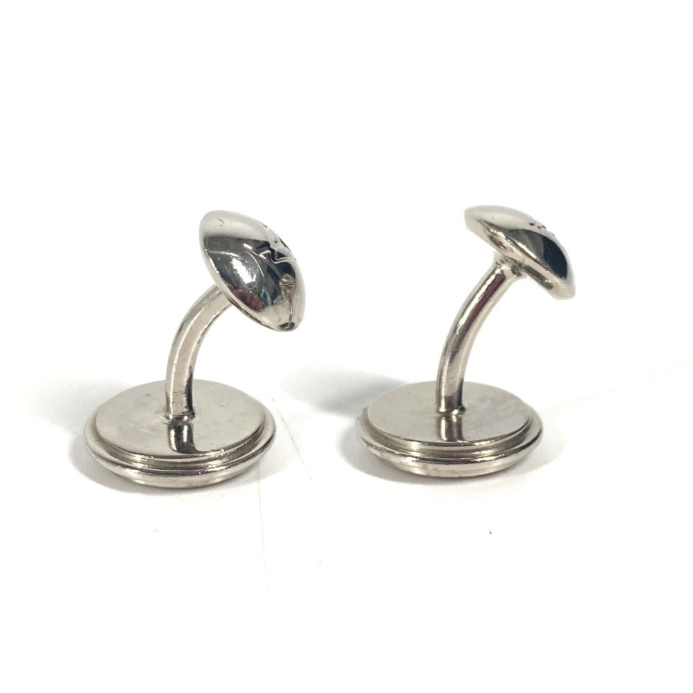 LOUIS VUITTON cuffs M68100 metal Silver Cufflinks Cuffs LV Circle mens Used Authentic