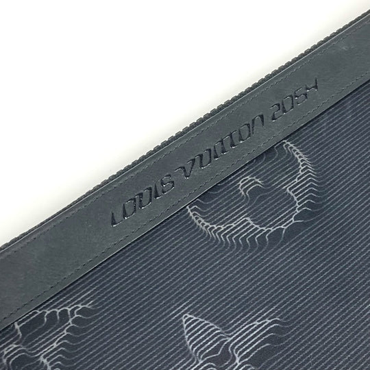 LOUIS VUITTON Clutch bag M80142 Nylon black Monogram Reversible A4 Pochette unisex(Unisex) Used Authentic