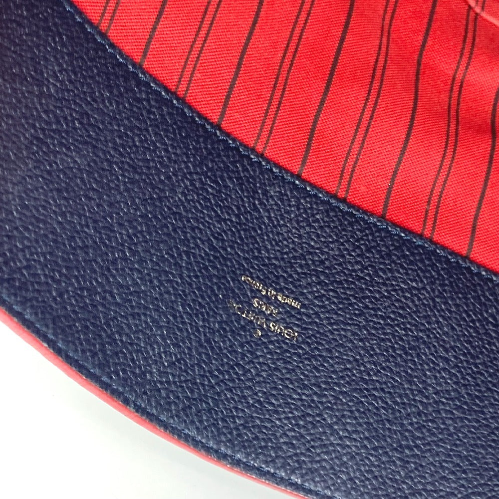 LOUIS VUITTON Shoulder Bag M44012 Monogram Ann Platt Leather Navy Monogram Ann Platt Merry Women Used Authentic