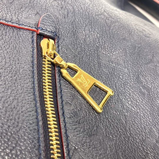 LOUIS VUITTON Shoulder Bag M44012 Monogram Ann Platt Leather Navy Monogram Ann Platt Merry Women Used Authentic