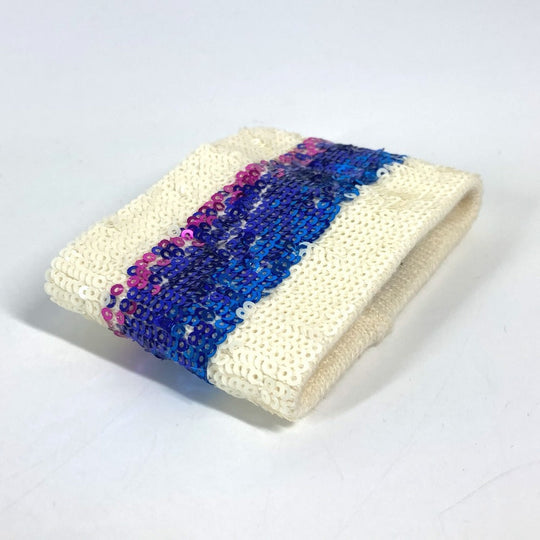 GUCCI Wristband Polyester, Cotton multicolor Hairband set Sequin Sequin logo GG Women(Unisex) M Used Authentic