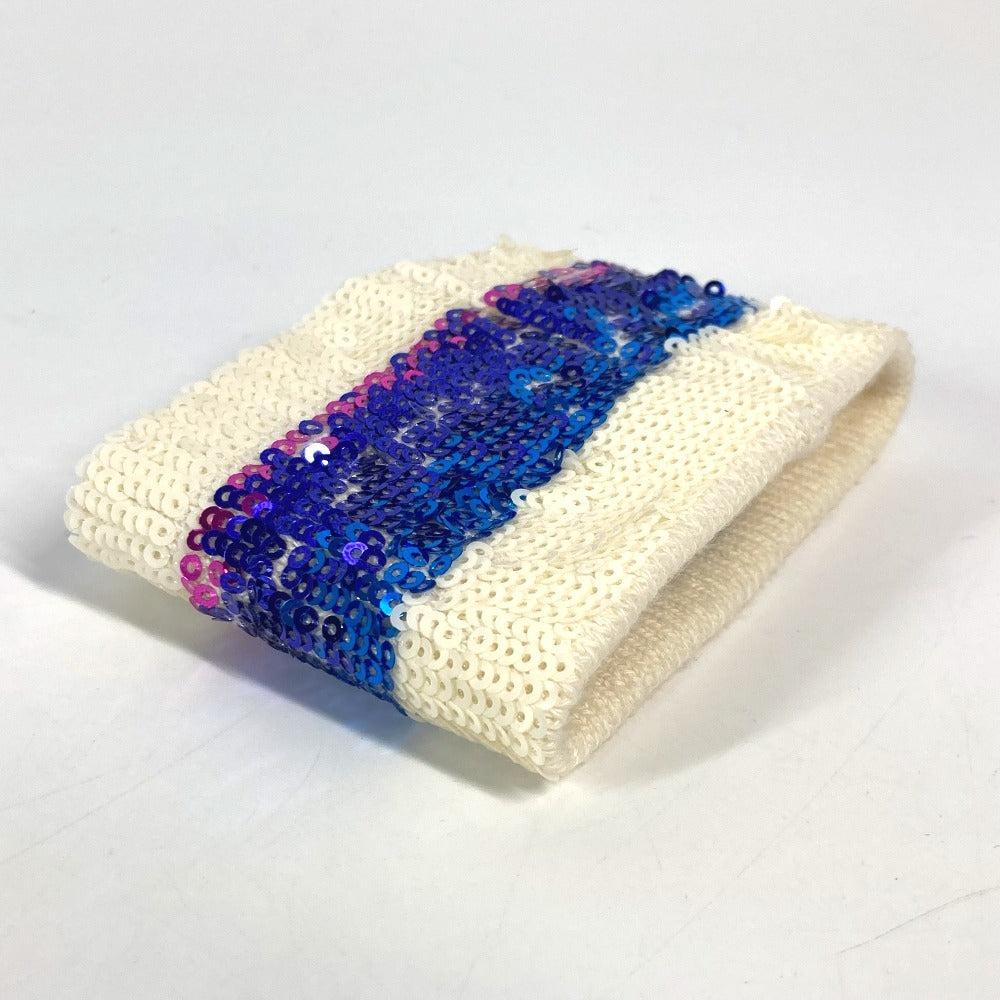 GUCCI Wristband Polyester, Cotton multicolor Hairband set Sequin Sequin logo GG Women(Unisex) M Used Authentic