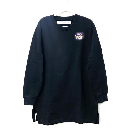 OFF-WHITE sweat cotton black one piece MODERN ROMANCE WOMAN Women M Used Authentic