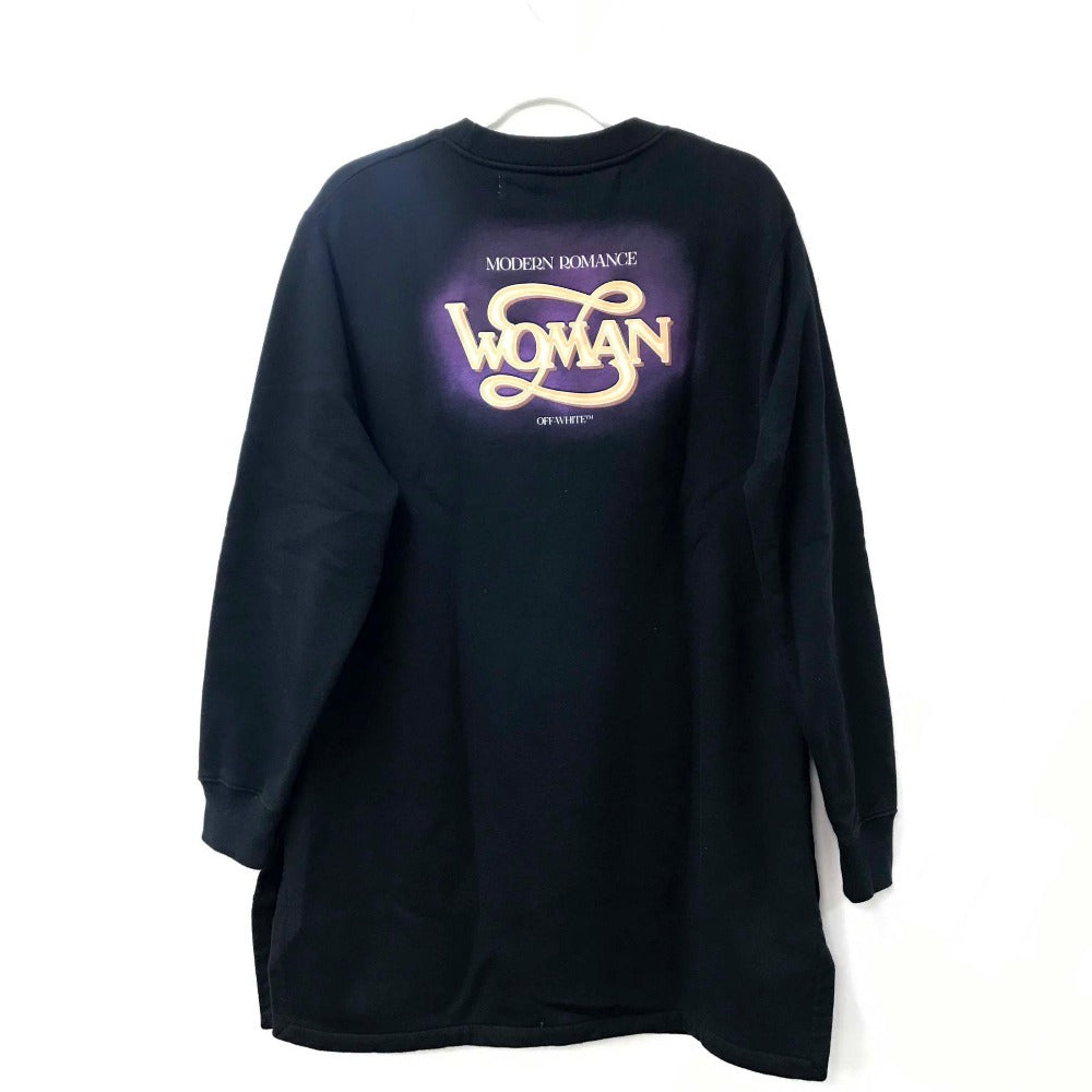 OFF-WHITE sweat cotton black one piece MODERN ROMANCE WOMAN Women M Used Authentic