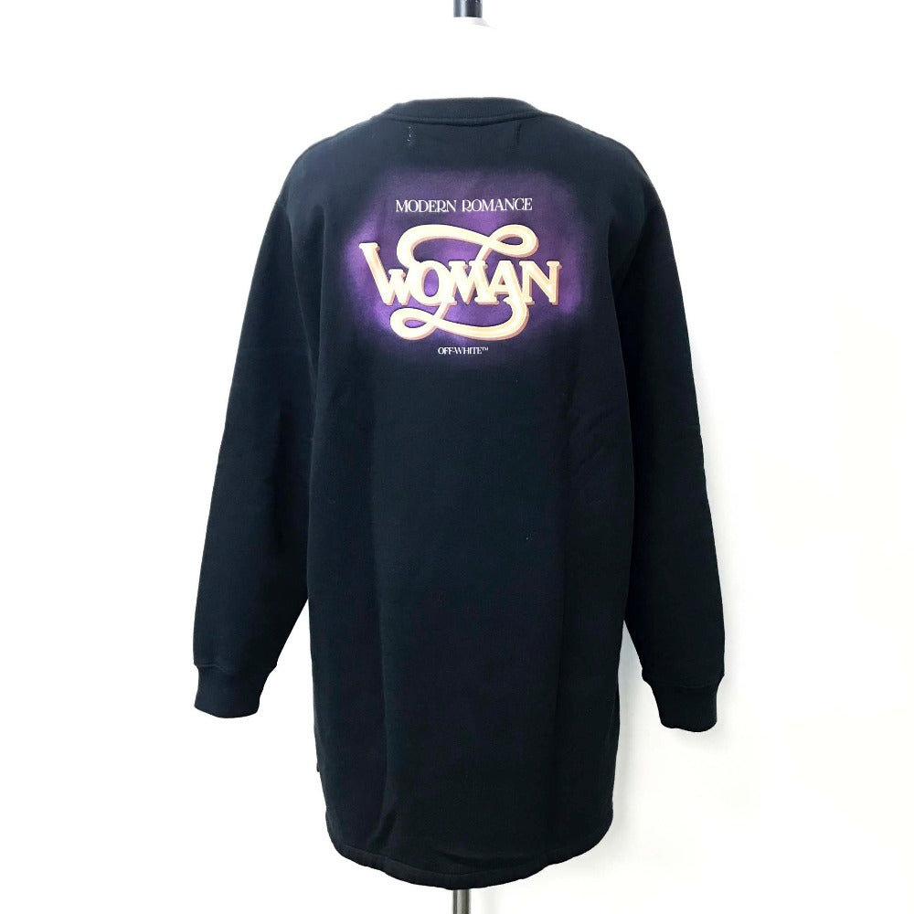 OFF-WHITE sweat cotton black one piece MODERN ROMANCE WOMAN Women M Used Authentic