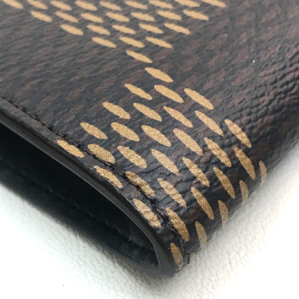 LOUIS VUITTON Clutch bag N60390 Damier canvas Brown Damier Giant Pochette Jules mens Used Authentic
