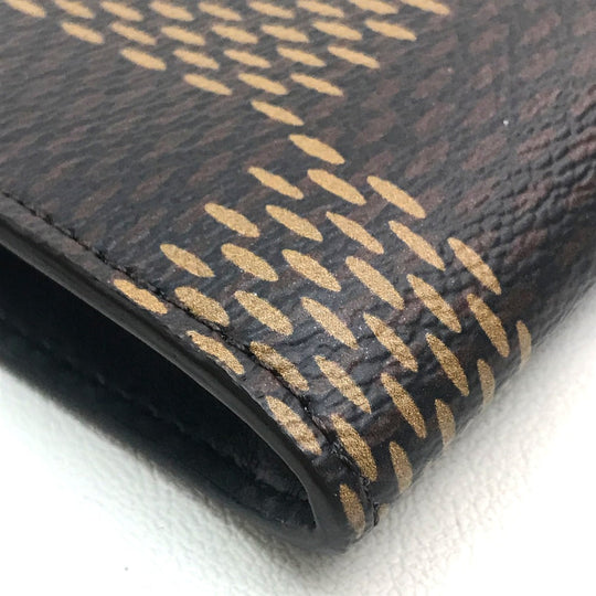 LOUIS VUITTON Clutch bag N60390 Damier canvas Brown Damier Giant Pochette Jules mens Used Authentic