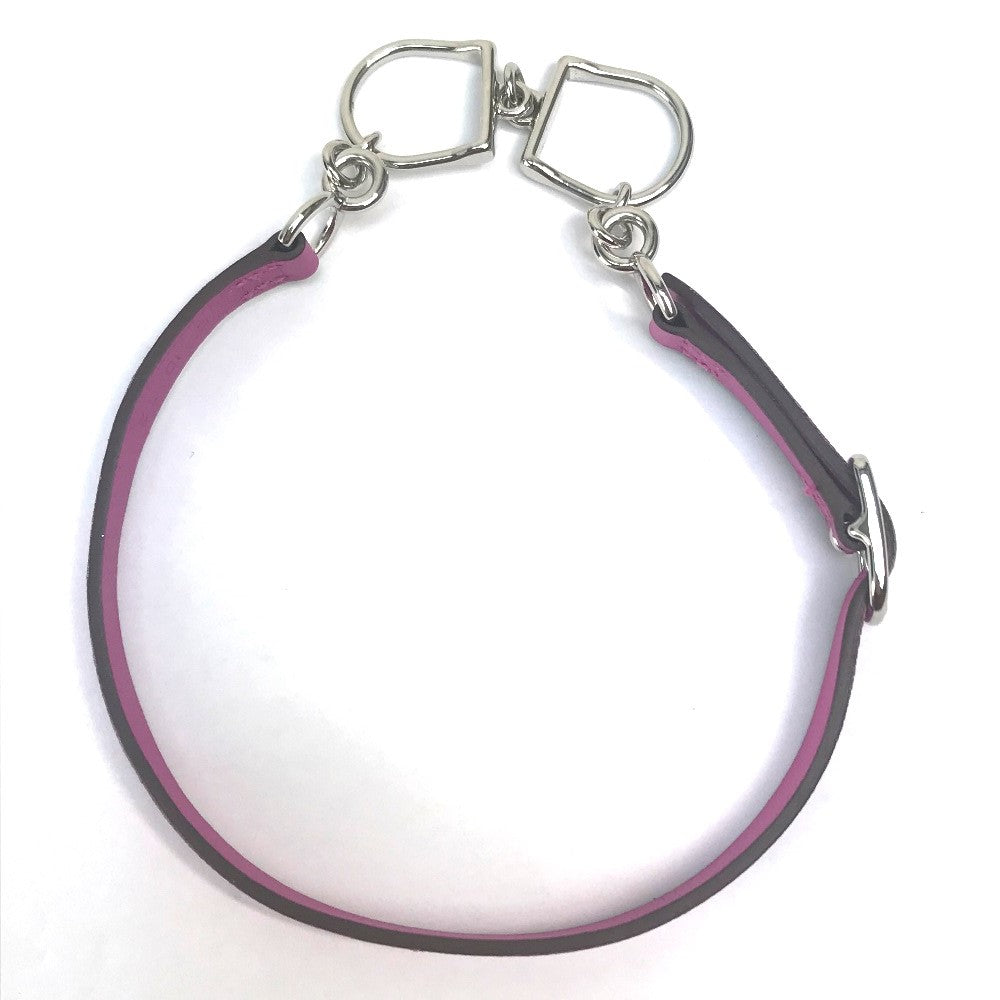 HERMES bracelet Vaux Swift purple Accessories Etrie de Bourtour Women T2 Used Authentic
