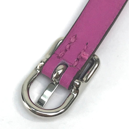 HERMES bracelet Vaux Swift purple Accessories Etrie de Bourtour Women T2 Used Authentic