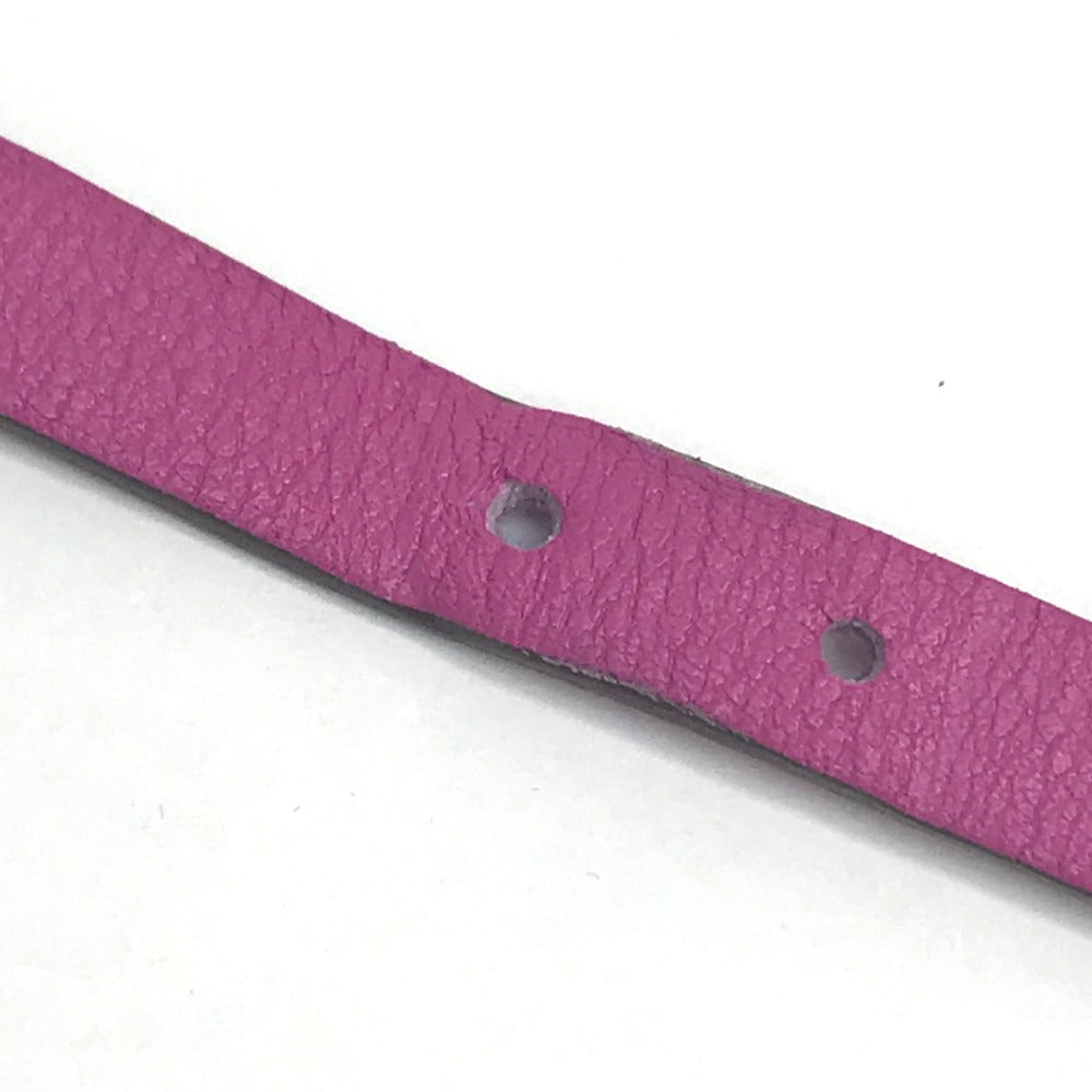 HERMES bracelet Vaux Swift purple Accessories Etrie de Bourtour Women T2 Used Authentic