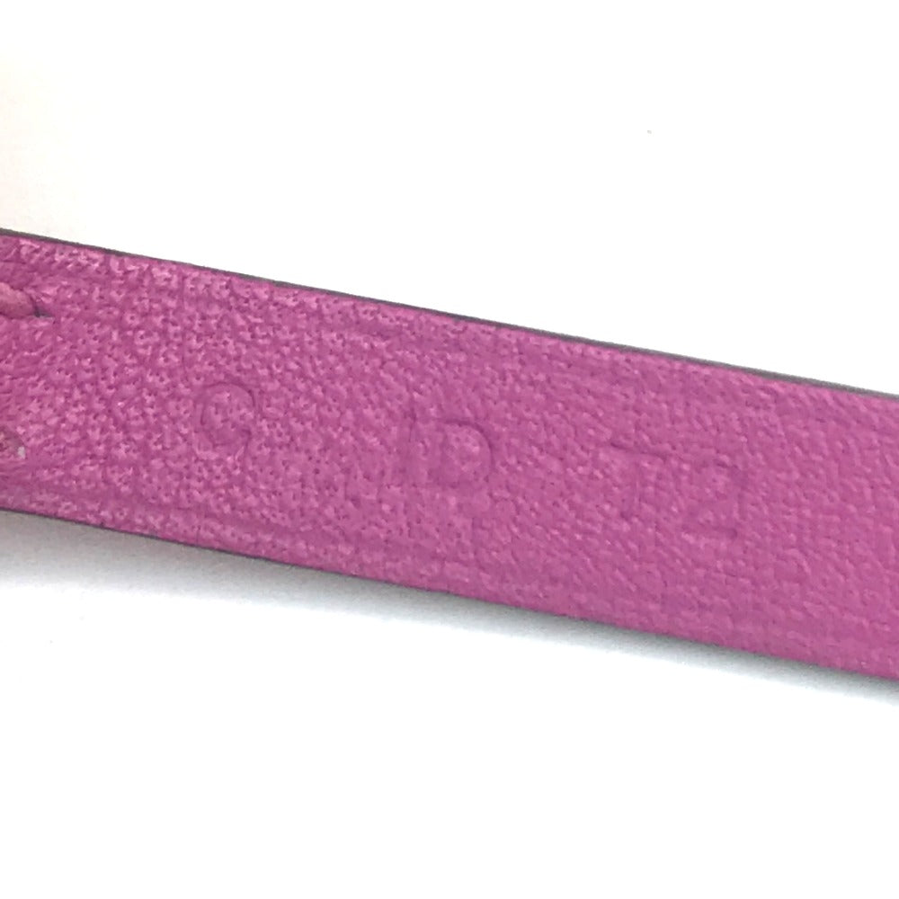HERMES bracelet Vaux Swift purple Accessories Etrie de Bourtour Women T2 Used Authentic
